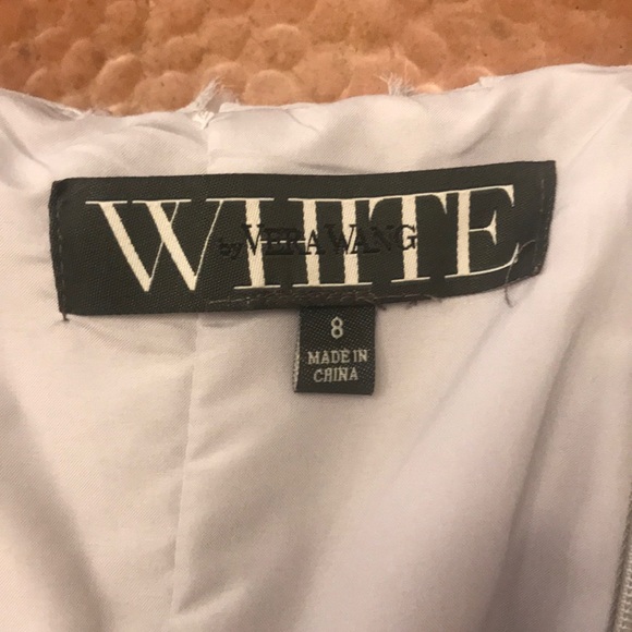 White by Vera Wang Gray/Silver bridesmaids gown - Picture 6 of 8